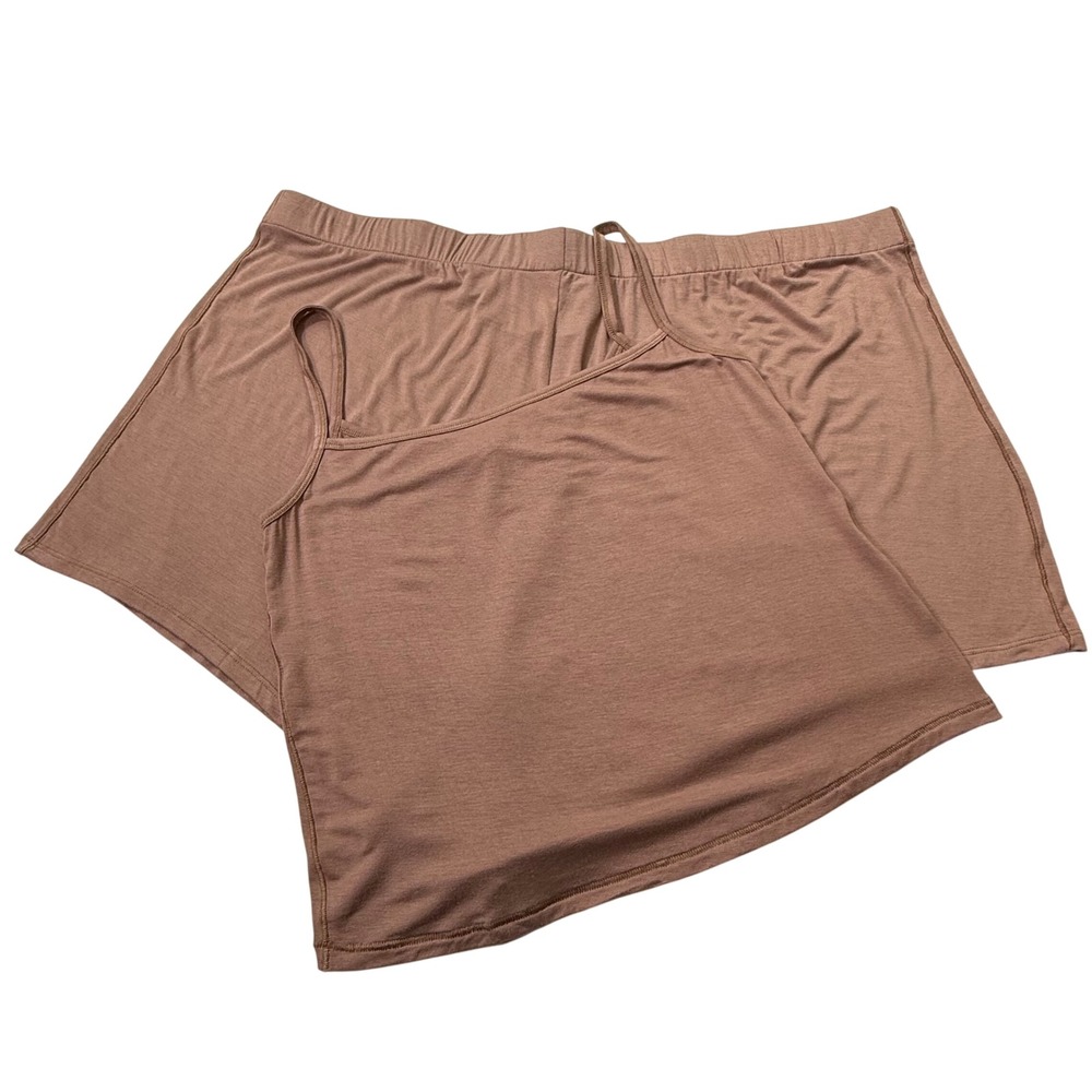 SKIMS‎ Sleep Tank + Short Set Sienna 3X - Picture 2 of 12